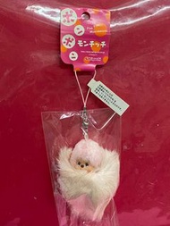 中古Sekiguchi Pom Pom Monchhichi Color Keychain Plush Doll