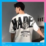 HADES unisex loose-form long-sleeved t-shirt, loose-form men's and women's t-shirt