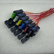 FUSE BOX HOUSING FUSE TANCEP + FUSE 7.5A 10A 15A 20A 25A 30A UNIVERSAL MOTORCYCLE CAR Unitspare