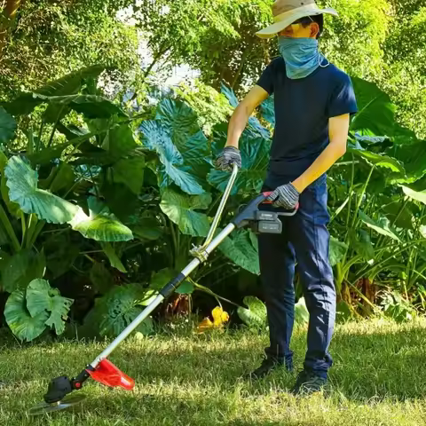 Trimmer Handle - Ergonomic Trimmer Grip Weeder Trimmer Handle Lawn Trimmer Handle for Lawn Care Trim