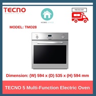 TECNO 5 Multi-Function Electric Oven, TMO 28 (New Door)