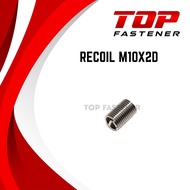 RECOIL M10 X 1.25 X 2D BOLT 14 HELICOIL THREAD VERBOS DAMAGED THREAD REPAIR