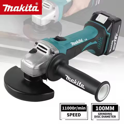 Makita 11000RPM DCA402 Brushless Electric Angle Grinder Rechargeable Cutting Machine 18V High Power 
