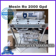 mesin ro 2000 gpd osmosis Mesin Reverse Osmosis 2000 Gpd Filter air Ro