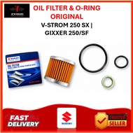 OIL FILTER & O-RING SET ORIGINAL V-STROM 250 SX | GIXXER 250/SF