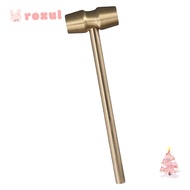 ROXUL Hammer, Brass Yellow Gavel, Court Courtroom Gavel Company