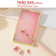 Rectangular Gel Nail Polish Mixing Stone, Super Beautiful Quartz Gel Polish Mixing Stone