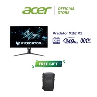 Acer X32 X3 Predator Monitor (31.5''/ OLED/ 240Hz@4K & 480Hz@FHD/ 99%DCI-P3/ HDR400/ built in Speake