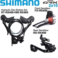 Shimano GRX RX400 Groupset Hydraulic Disc Brake Road Bicycle 2x10 Speed RX400 Front Rear Derailleur 