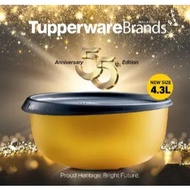 Tupperware Gold 55th Anniversary One Touch Jubilant Bowl 4.3L