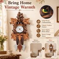 [Authentic Cuckoo Call] / [Alarm Clock Function] Wall Clock Cuckoo Bird Chime Alarm / Cuckoo Clock /