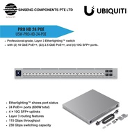 Ubiquiti UniFi USW-Pro-HD-24-PoE | 24-Port 10GbE PoE++ Layer 3 Switch | High Power & Etherlighting