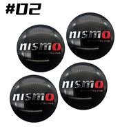 4ชิ้น/เซ็ตรถหมวกยางสติ๊กเกอร์ติดล้อหมวกดุมล้อฝาครอบสติกเกอร์โลโก้คุณภาพสูงโลโก้ตรงดุมล้อสำหรับ Nissa