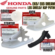 KICK/ STARTER KEPOK PUTIH 100% ORIGINAL EX5 DREAM COMBO 3 ITEM LEG SHIELD KEPAK PUTIH ACCESSORIES EX