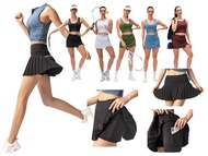 tennis skirt Sports Style Badminton Tennis Aerobic Short Skirt with inner pants #7753