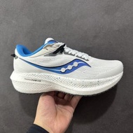 Saucony Triumph 20 跑鞋 白色 藍色