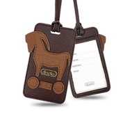 【Deseno笛森諾】特洛伊牛皮行李吊牌-棕色