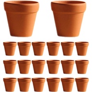 20pcs Mini Clay Pots, 1.2x1.2 Inch Succulent Clay Pot Ceramic Cactus Pottery Planter Terracotta Pots