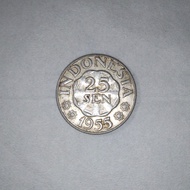 koin 25 sen tahun 1955