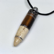 TanKi Combination Ironwood Cemeti Ethnic Pendant Necklace