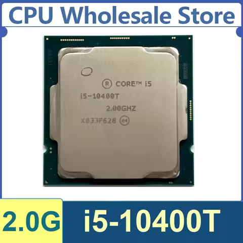 IntelCore I5-10400T 6 Core 12 Thread 2.00G 35W 12MB Cache 14nm LGA1200 SRH3F DDR4-2666 M Comet Lake
