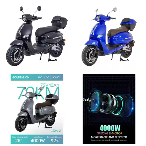 Krono Wild 2022 Fubo EEC Electric Scooter 4000W JS2A-2 Fast Speed 75 Km/h With Removable Lithium Bat