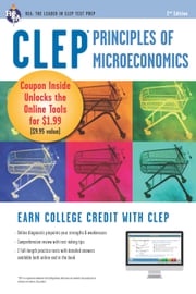 CLEP® Principles of Microeconomics Book + Online Richard Sattora