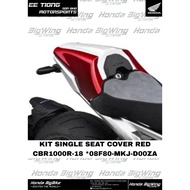 HONDA OEM KIT SINGLE SEAT COVER (RED) *08F80-MKJ-D00ZA FOR HONDA CB1000R-18 OFFER PROMOSI CLEAR STOC