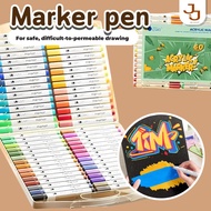 Permanent Art Marker Maker Pen Acrylic Paint Drawing 12/36/60 Color Kids Drawing Waterproof Markerpe