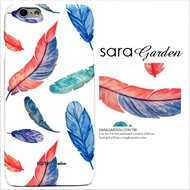 【Sara Garden】客製化 手機殼 ASUS 華碩 Zenfone3 Deluxe 5.7吋 ZS570KL 手繪 水彩 幸運 羽毛 保護殼 硬殼
