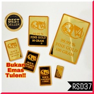 (RSD37) QM Replika Mas Hantaran Kahwin Bar Gubahan Acrylic Engraving Ukiran Laser Wedding DIY Decoration