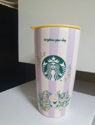 韓國 Starbucks Tumbler SS flower miir market 花園 田園風 薰衣草 保溫杯 473ml 保冷 白色情人節