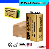 Carborn GP 9V Alkaline Battery 9V battery 9V battery GP 1604A 9V PP3 6LF22 6LR61 MN1604 ALKALINE BAT
