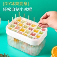 Push Type Popsicle Mold Homemade Household Food Grade Popsicle Ice Making Handy Tool Homemade Ice Cream Mold