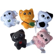 NewJeans DANIELLE Jinwenchi MINJI Ginger Sparkling Haerin Black White Cat Doll Doll Key
