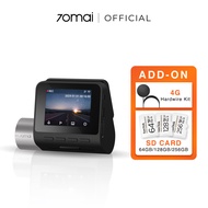 70mai A510 Dash Cam Dual Vision Car Recorder with GPS ADAS [Add-on 4G Hardwire Kit]