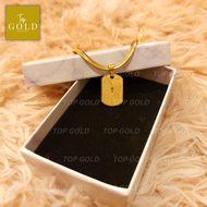 TOP GOLD 20 inches Religious Pendant and Necklace saudi gold 18k pawnable legit necklace for men gold necklace for men kwentas gold necklace pawnable cross necklace for men necklace for boys necklace for men gold original snake chain necklace