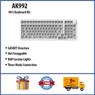 AJAZZ AK992 GASKET Wireless Mechanical Keyboard Kit 96% RGB Light Hot Swap Custom Keyboard Kit with 