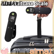 ALMA Luggage Scale, Plastic Mini Travel Weighing Scale,  Electronic Portable Kg/Oz/Ib Baggage Weight