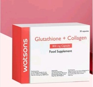 Watsons Glutathione Collagen cap 30s(New Packaging)