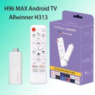 H96 MAX Android Allwinner H313 TV Stick with 2.4G 4K 3D HDR Remote Android 14 BT5.0 Quad Core Home M