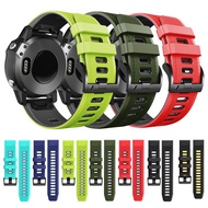 26mm 22mm Silicone Easy Replace Strap Quick Release Band For Garmin Fenix 7X 7 Pro 6X 6 5X 5 Plus 3 3HR 2 Marq 2