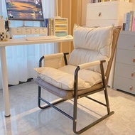 ST/📍Computer Chair Household Metal Sitting Armchair Nap Reclining Seat Lounge Sofa Chair Gaming Chair Modern Minimalist