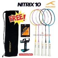 Hundred NITRILE 10 4U 5U Original Badminton Racket