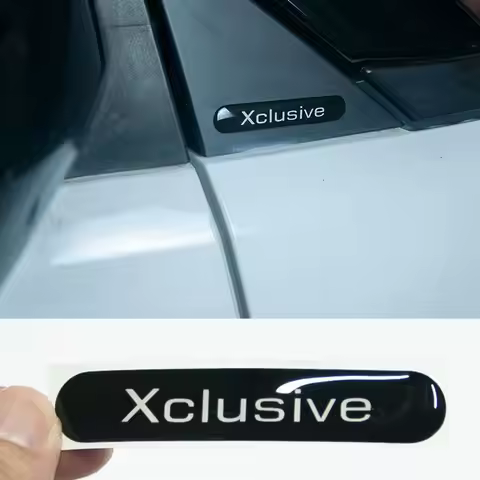 3D Xclusive Emblem Logo Waterproof Exterior Car Stickers For Mercedes Smart 451 450 Fortwo Decoratio