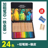 Hero 776 Crayon Màu Dầu 24/36/48 Màu Tranh Thủ Công Nghệ Thuật Tô Màu Tranh Vẽ Chất Liệu Gỗ Bút Chì 