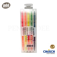 Highlighter Pen 2 Heads In 1 Pc.chosch CS-H715 Pack Of 5.