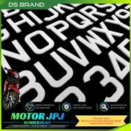 Motor JPJ Approve Number Plate Alphabet / Standard JPJ Size / Flat Surface