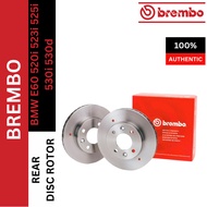GENUINE BREMBO REAR BRAKE DISC ROTOR BMW E60 520i 523i 525i 530i 530d