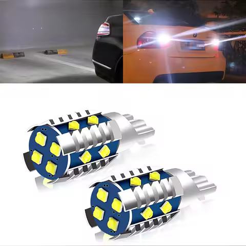 2X Canbus T15 W16W 921 912 LED Car Rear Backup Reverse Lamps Super Bright 6000K White 12V Brake Bulb